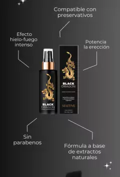 Sexitive crema vigorizante e intensificante de placer para hombre y/o mujer black dragon 50ml - DRN01, foto 3 de 8