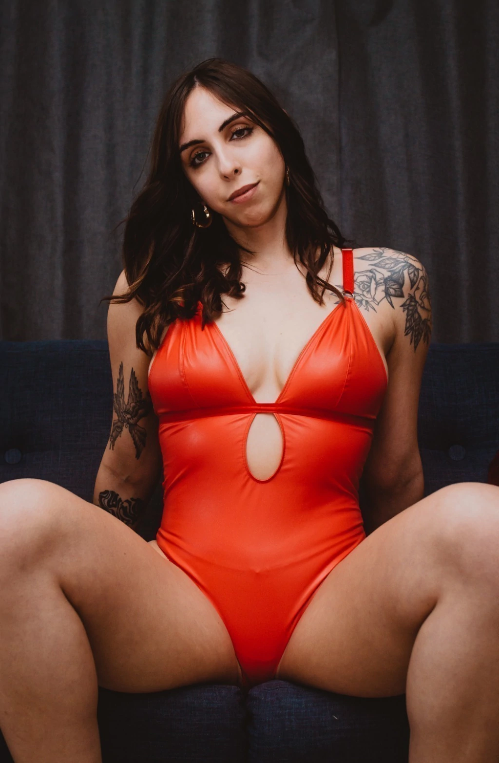 Kendy body leather touch rojo - 449