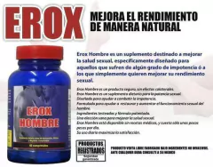 Web vigorizante masculino erox hombre 60 comprimidos - 185, foto 1 de 2
