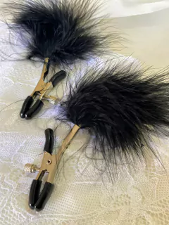 But feather-nipples clamps - PL91017, foto 1 de 4