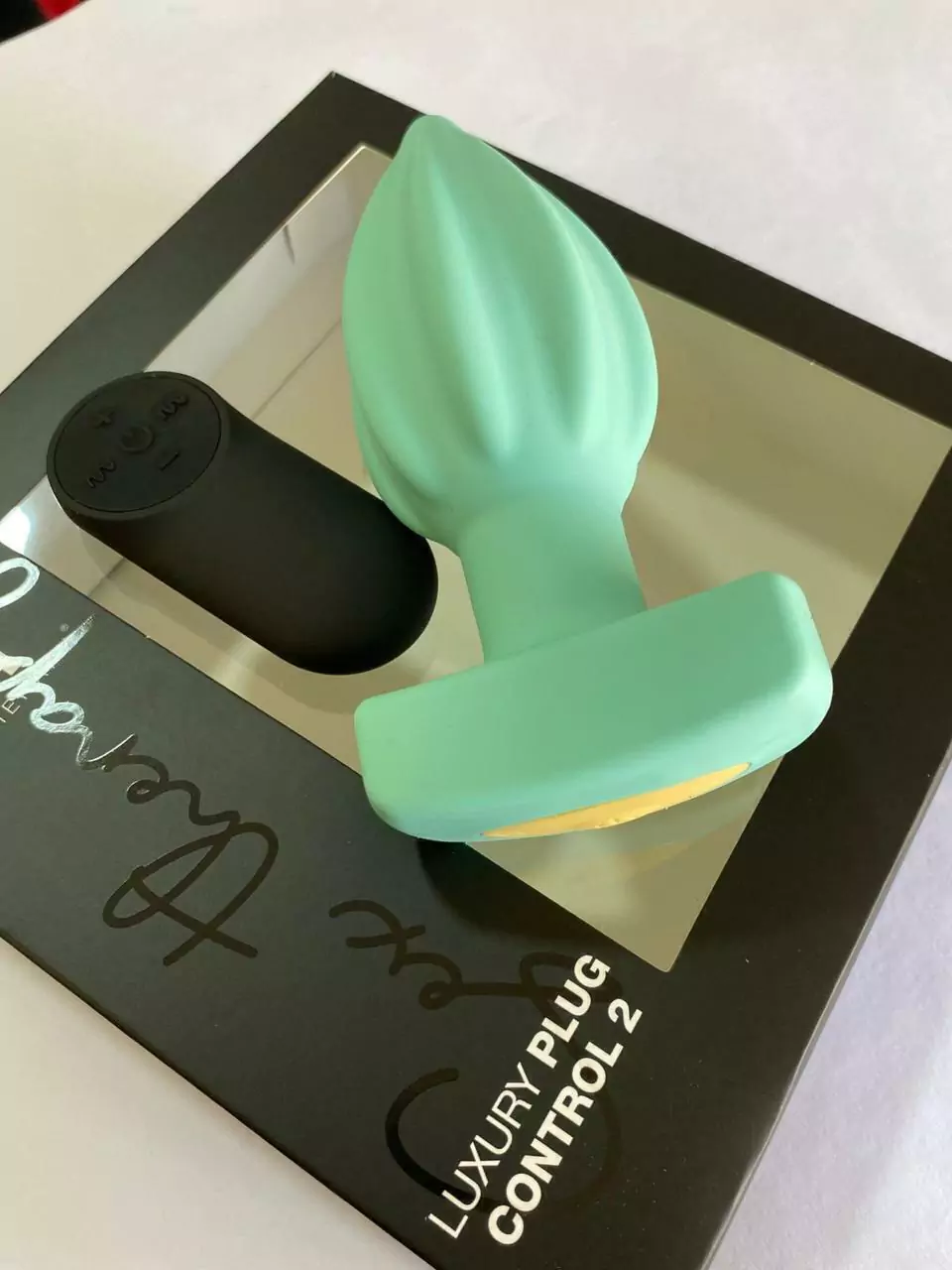 But vibrador anal luxury plug control 2 - 19008-A