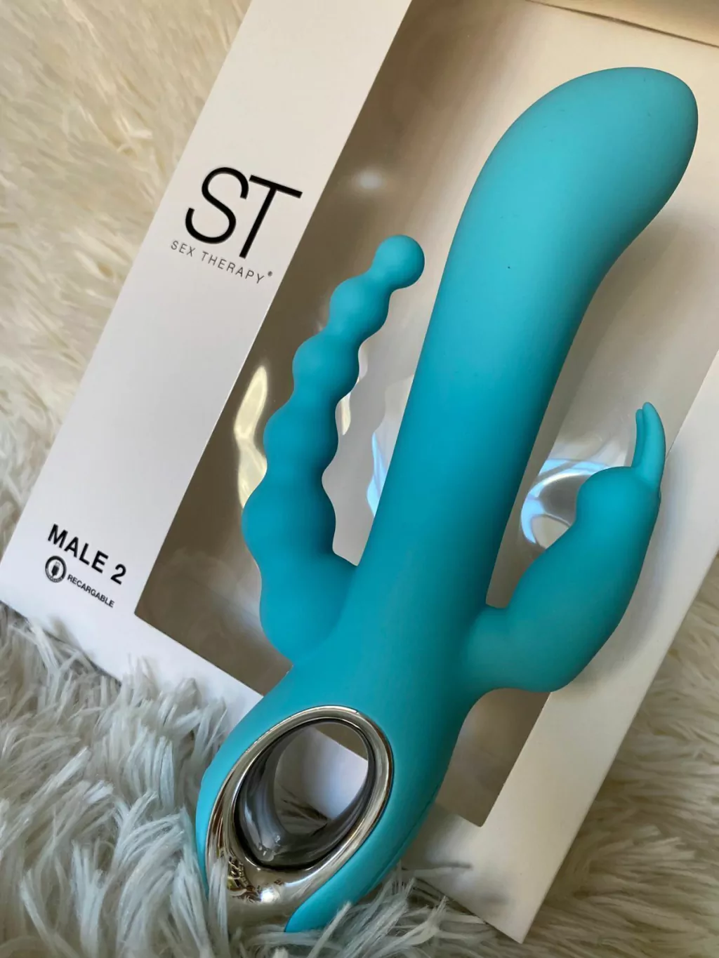 But male 2 - Triple estimulador recargable - St-vb-0295