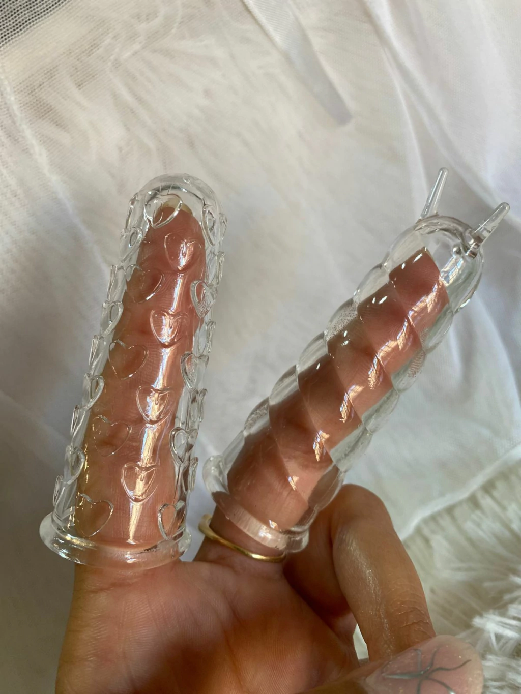 Sexa fundas para dedos texturadas - Ss-ca-1712-00-2