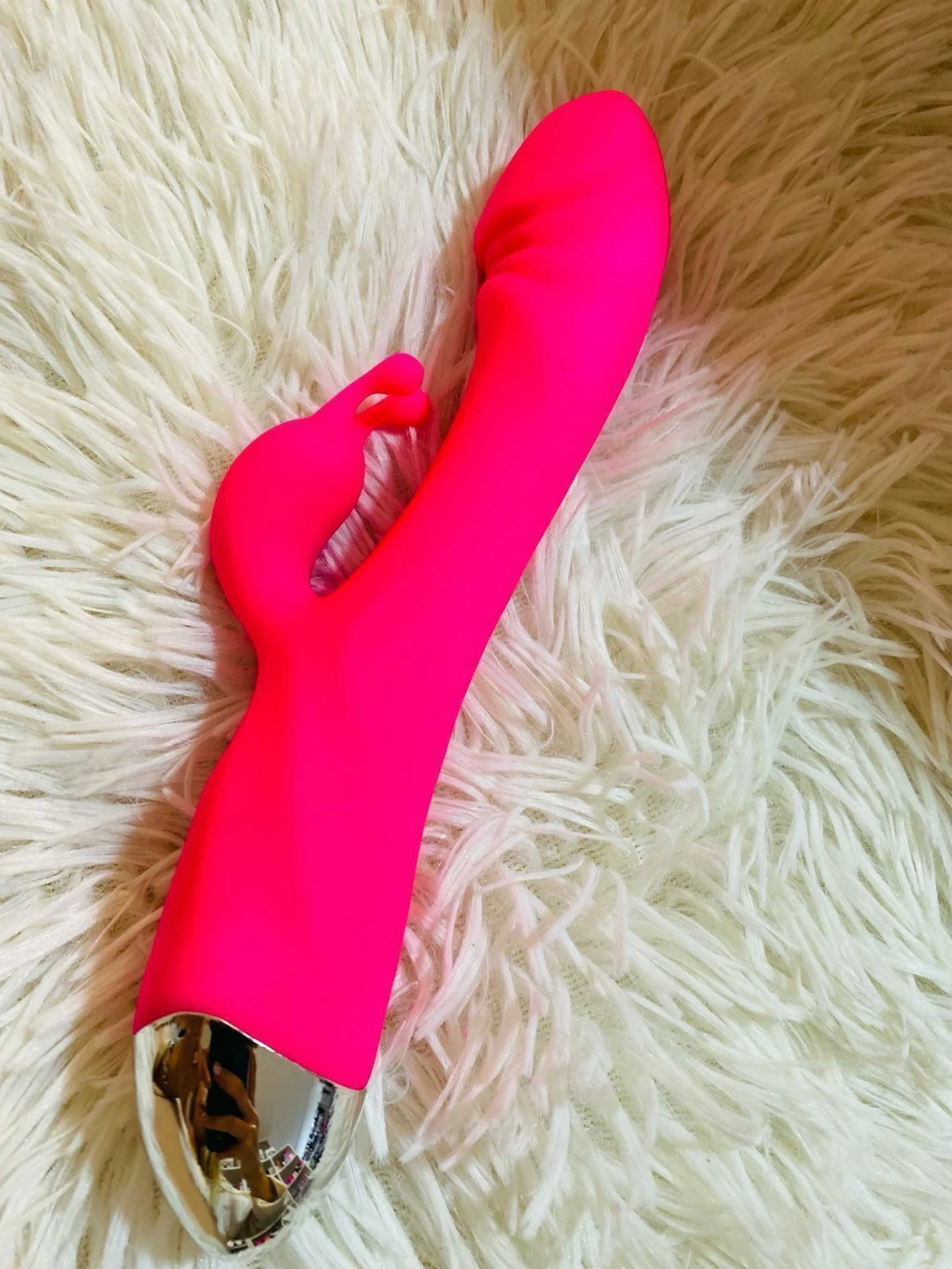 Sexs doble estimulador recargable fucsia - A56
