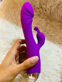 Sexs doble estimulador recargable lila - A56, foto 3 de 3
