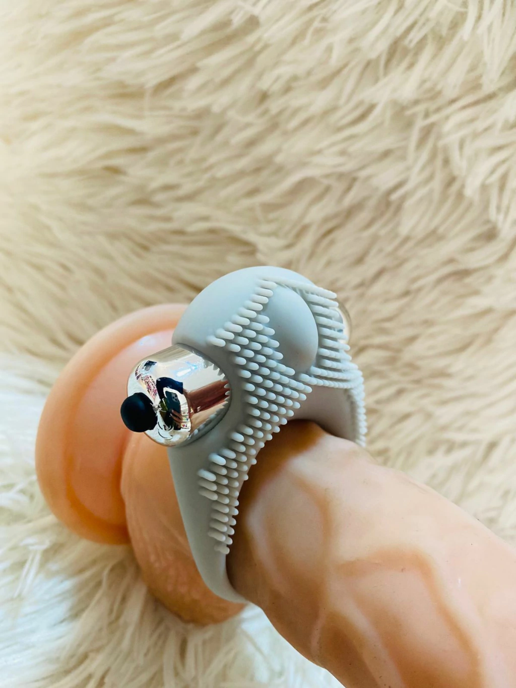 But anillo vibrador blanco - CK03-22