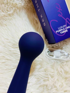 But masajeador luxury purple line three recargable - St-vb-0553, foto 2 de 4