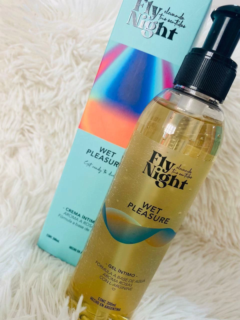 FLY NIGHT GEL ÍNTIMO 125 ml - Wet pleasure (aroma a rosas)