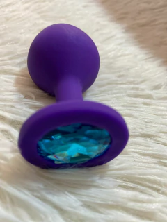Sexs plug medium de silicona lila - A05, foto 1 de 3