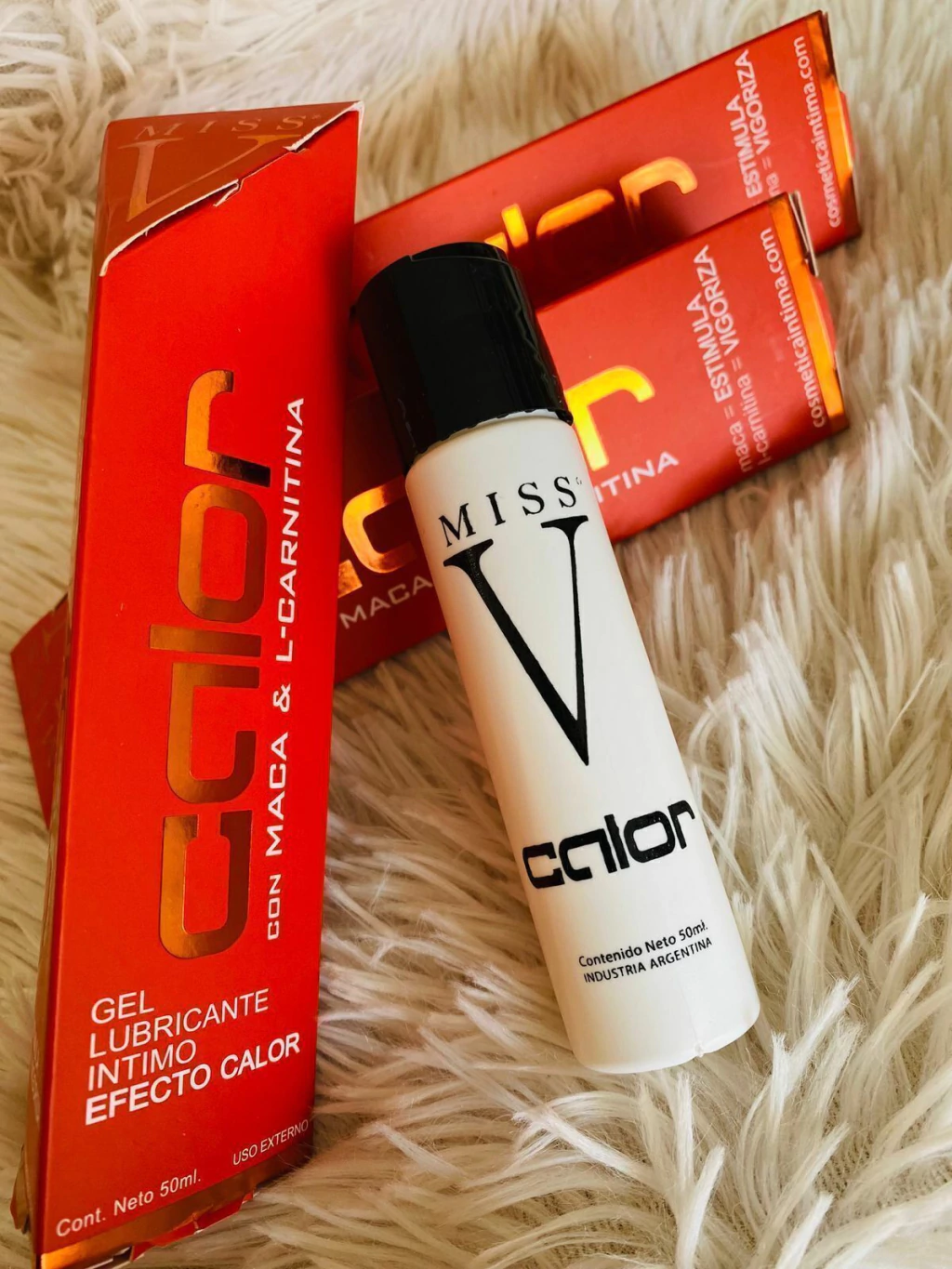 Miss V gel lubricante efecto calor