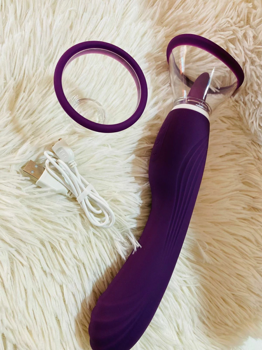 But estimulador con lengua vibradora recargable -st-vb-0258