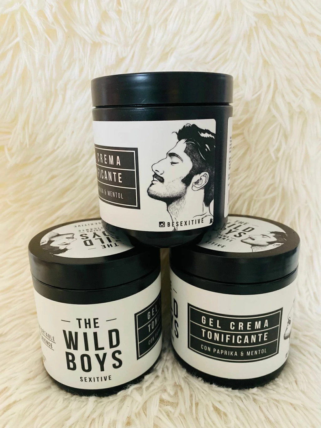 Sexitive crema vigorizante masculino - The wild boys con paprika y mentol WB02