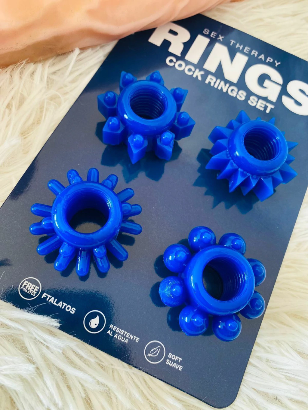 But set de anillos azules - CN-330358236