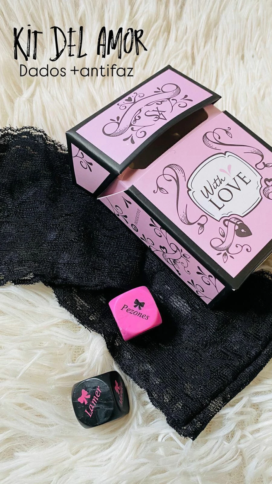 Sexitive love kit 02 - Exclusive for lovers - Kit de dados y tapa ojos lkl