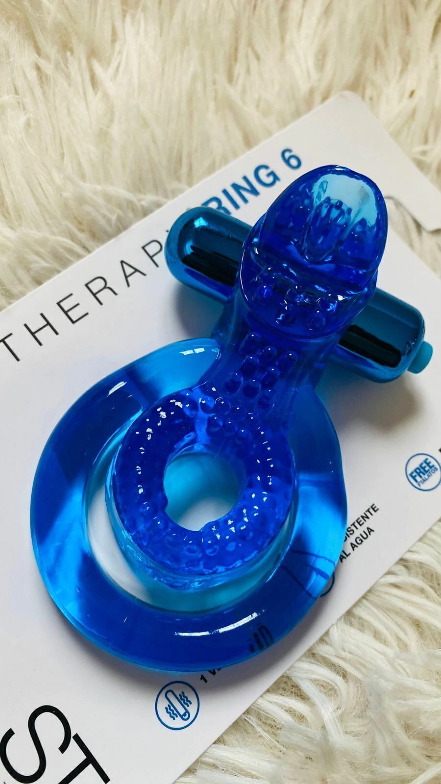 But ring 6 azul- anillo vibrador - SWD168