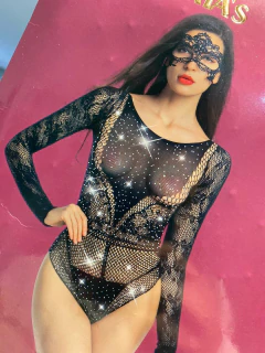 Sweet body de red con brillos - 052