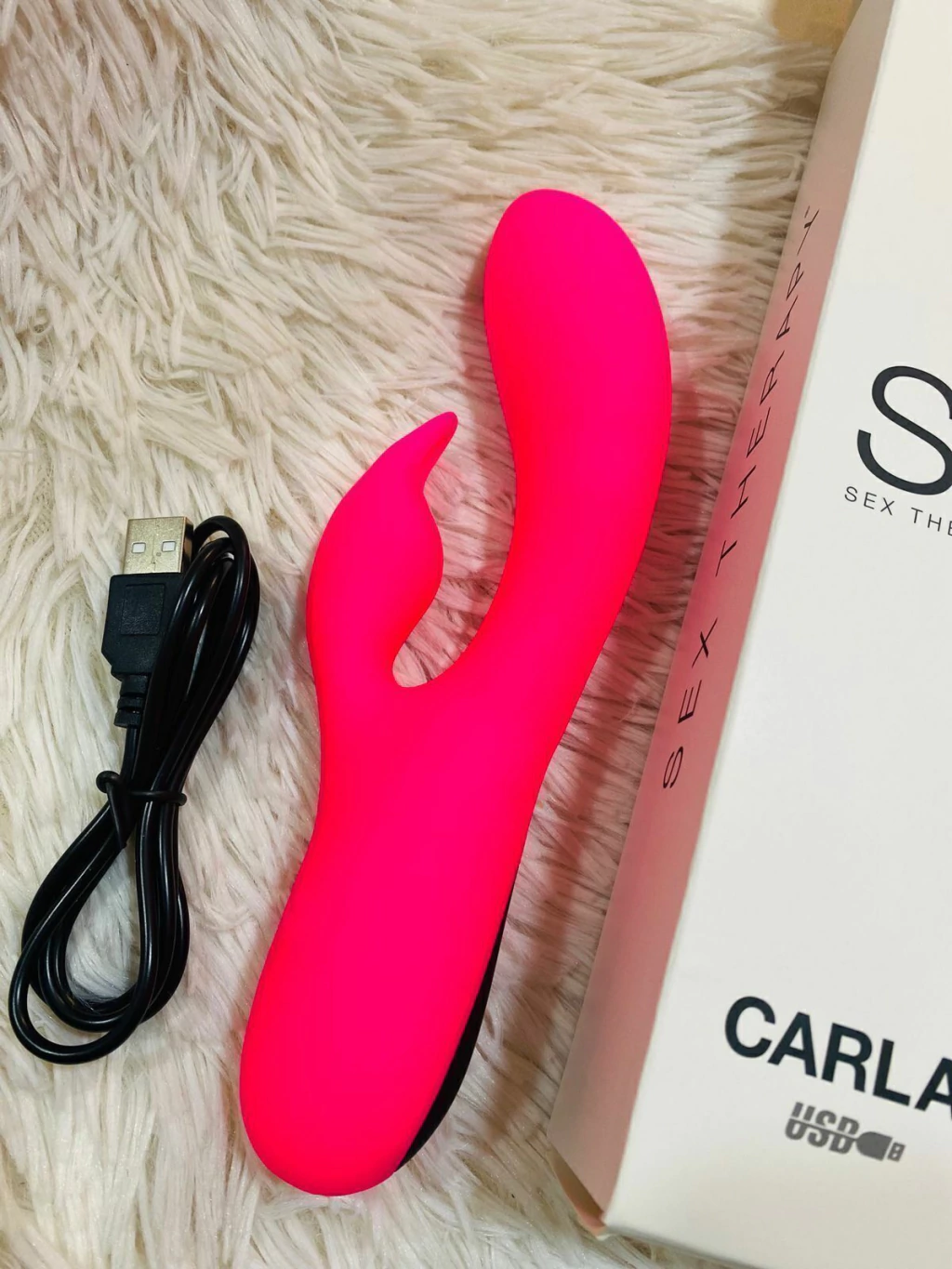 But vibrador doble estimulación recargable carla SW003