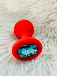 Sexs plug anal rojo silicona medium - A05, foto 1 de 2