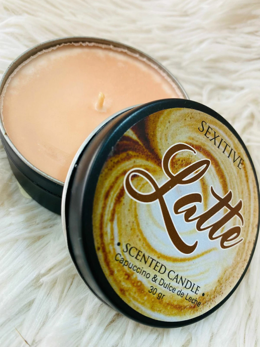 Sexitive vela para masajes - Capuccino latte D62