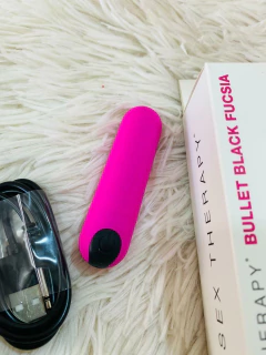 But balita vibradora fucsia y negro recargable - ST1111, foto 2 de 4