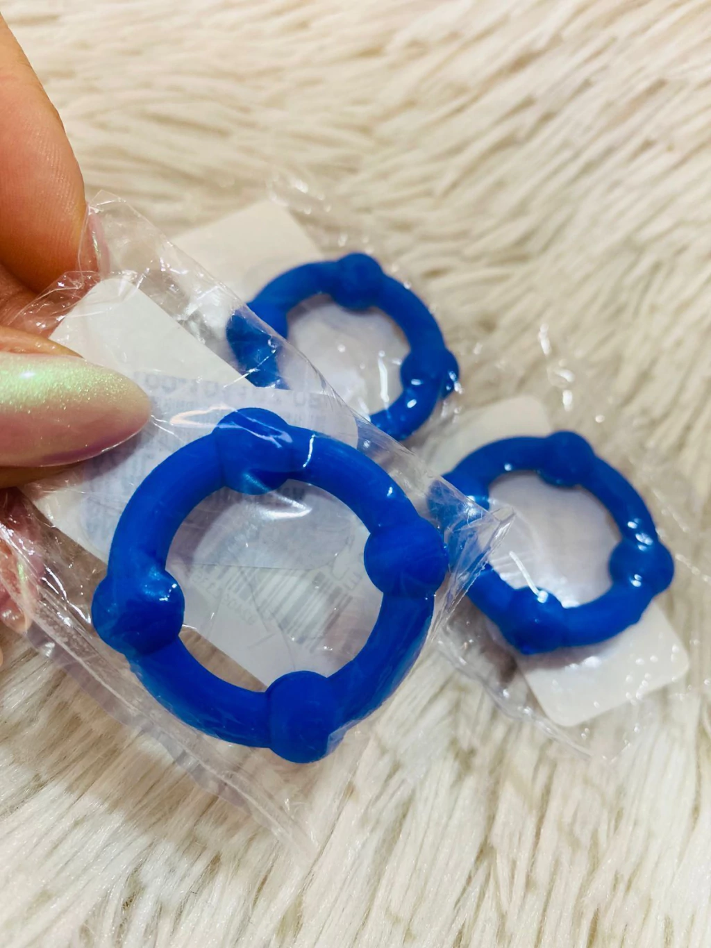 Sexs anillo peneano elastico azul - 100-101107-03