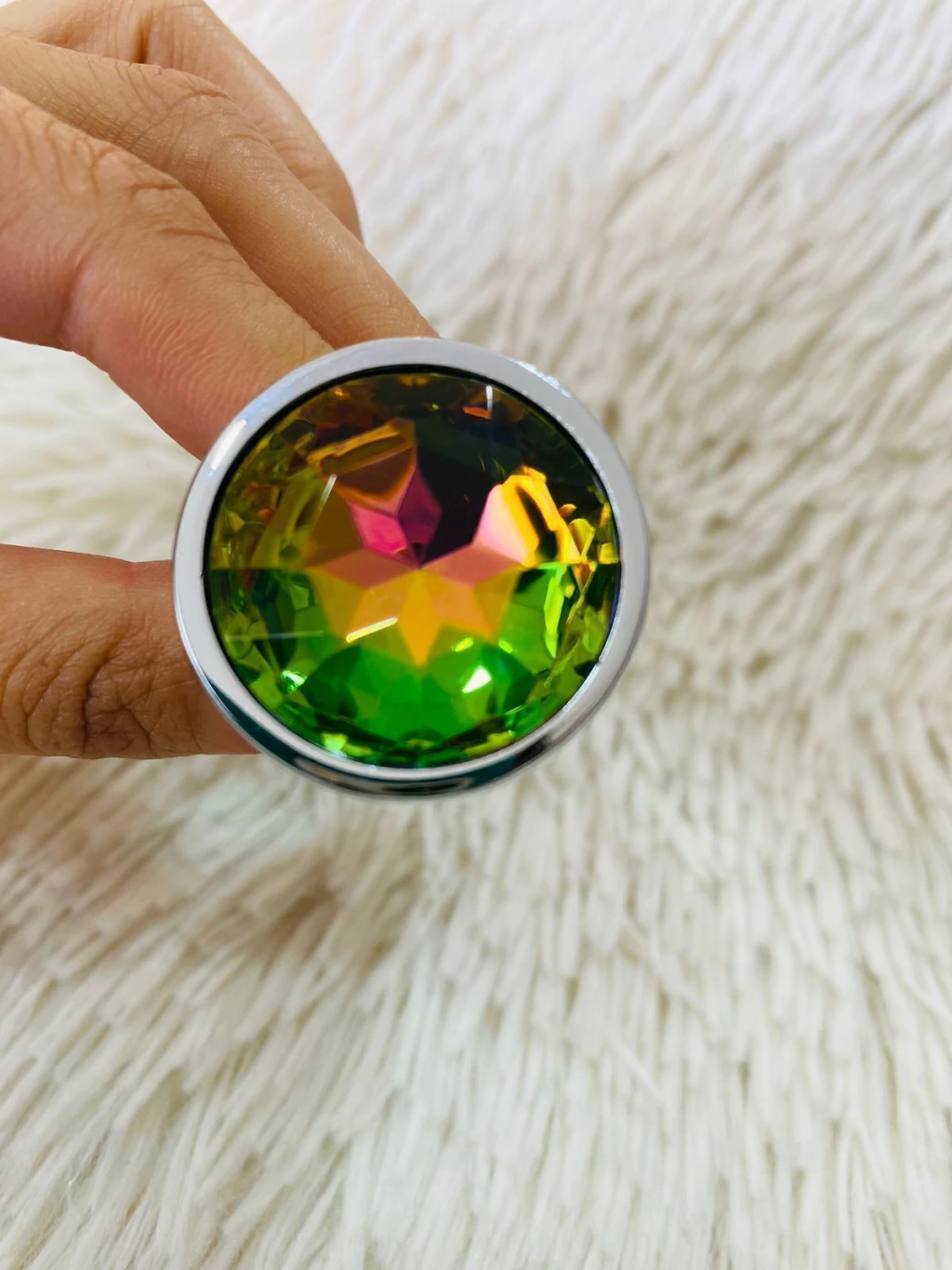 But plug rainbow prism gem small - M014-S