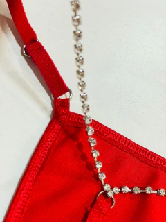 Sweet less de strass roja - 068, foto 2 de 3