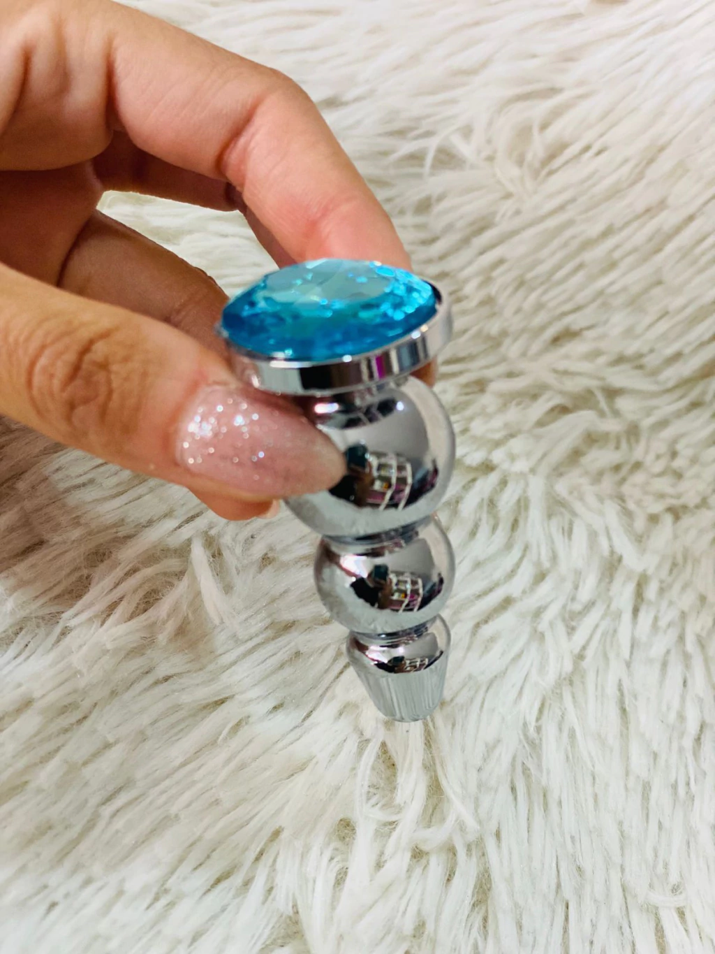 SEXS PLUG ESCALONADO CELESTE 5 x 2 cm - A62