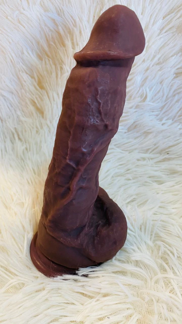 Caiman dildo mulato con sopapa nature N°2 17 x 4 cm /30-808-39