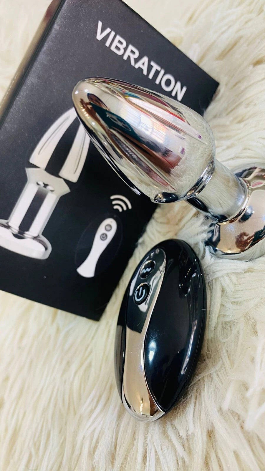 Sexa plug de metal con vibración - Ss-le-13047
