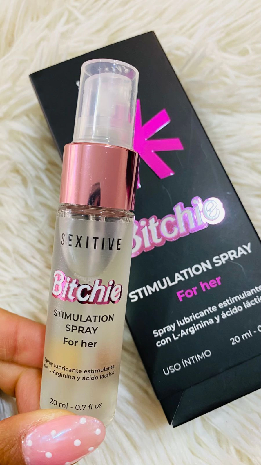 SEXITIVE Bitchie - Spray lubricante multiorgásmico estimulante con L-Arginina y ácido láctico - 20ml SEFB