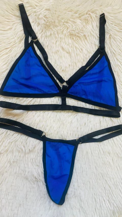 Ede conjunto de microtul azul - 210, foto 3 de 5