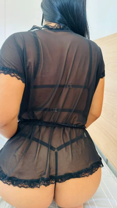 Roma bata corta de micro tul negra - 921N, foto 3 de 3