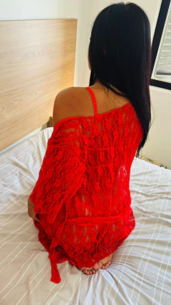 Roma bata de encaje roja - 923, foto 2 de 3