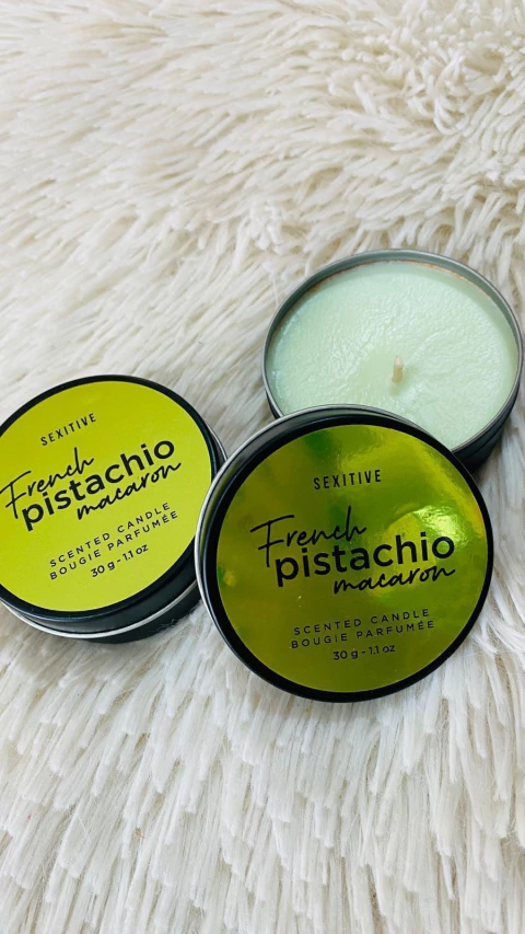 Sexitive vela para masajes pistacho 30 g - D90