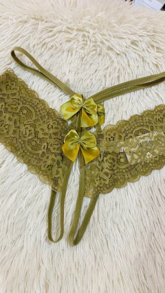 Sweet tanga abierta doble verde - 127, foto 1 de 4