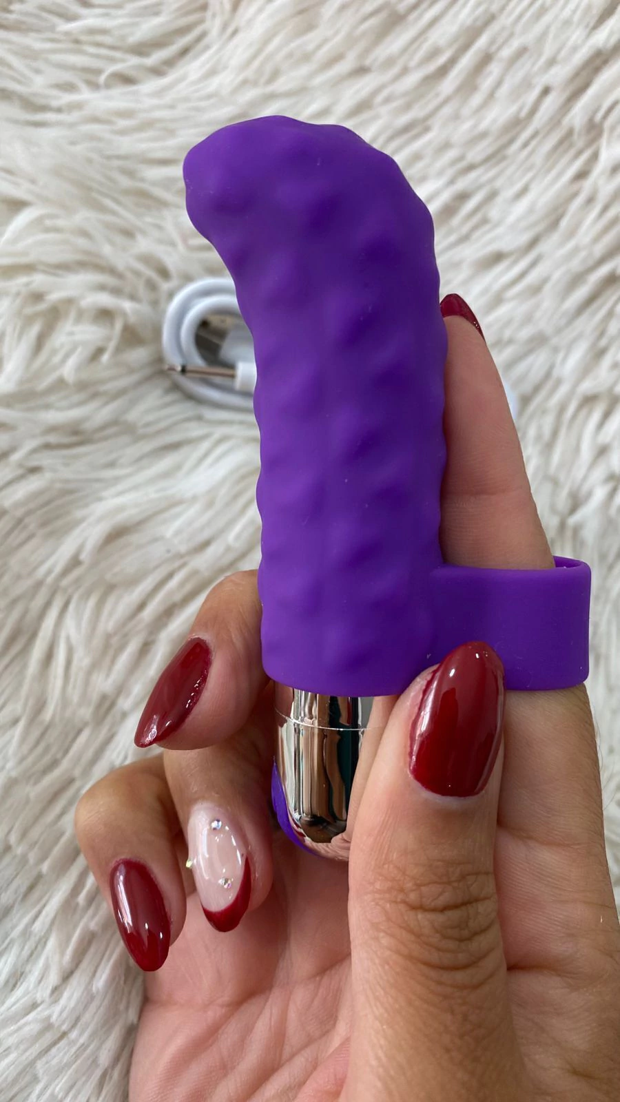 But finger 5 recargable purple - VB052C