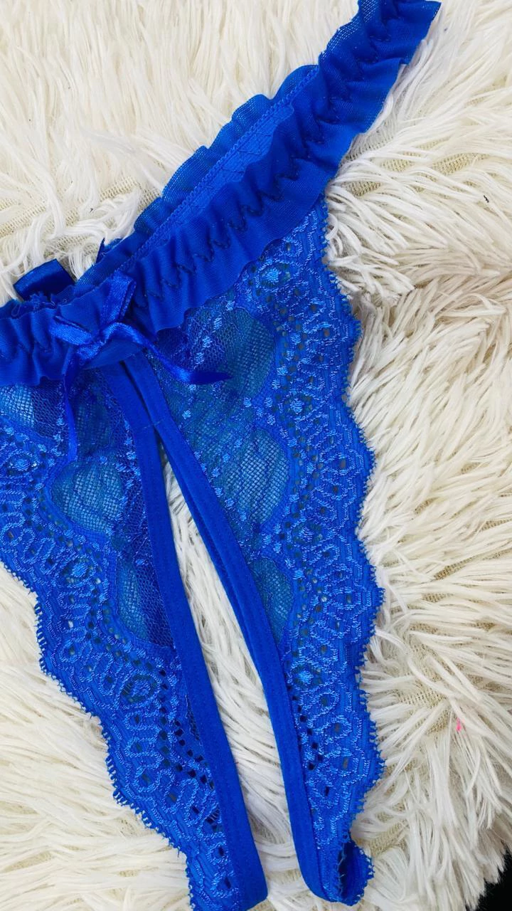 Sweet rutera de encaje azul - 161