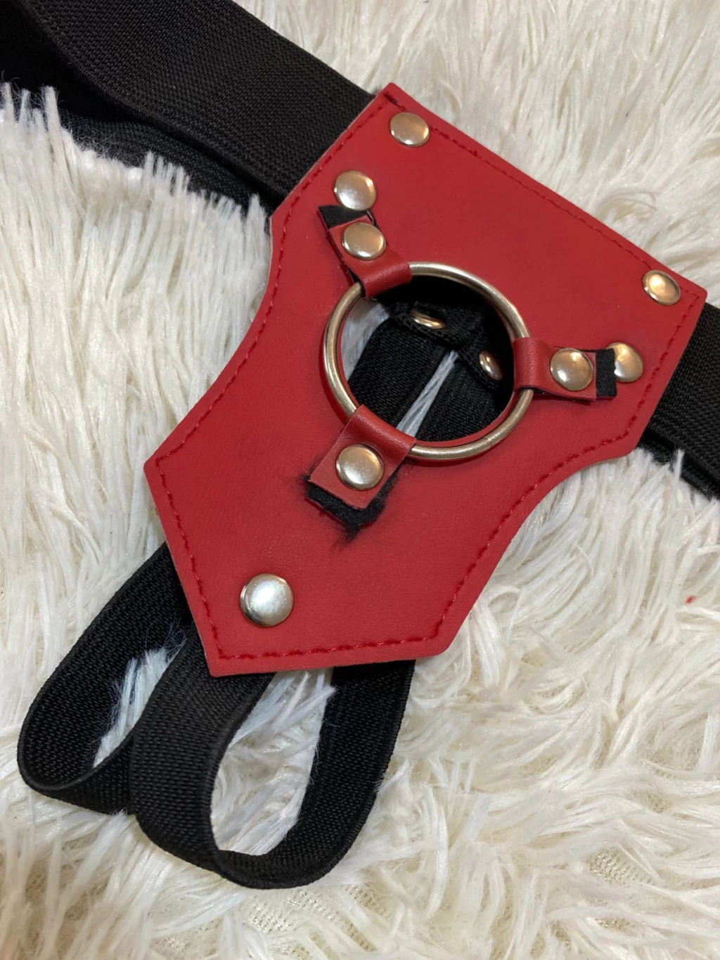 Sexa arnes simple rojo 4 cm - Cu05chr