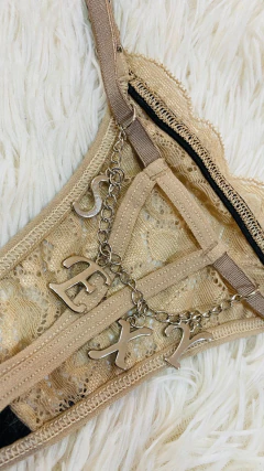 Sweet tanga sexy beige - 166, foto 3 de 3