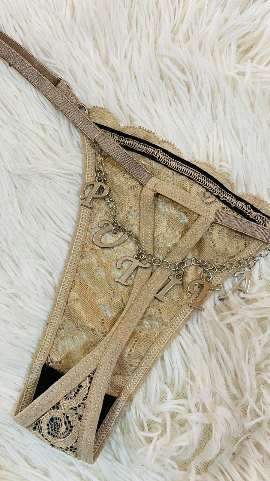 Sweet tanga putit@ beige - 166