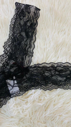 Sweet tanga de puntilla negra - 169, foto 3 de 3