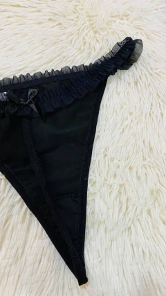 Sweet tanga lycra hilo negra - 178, foto 2 de 2