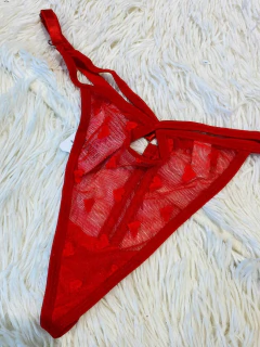 Sweet tanga hilo de tul roja - F006, foto 1 de 3