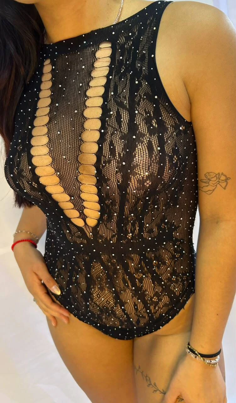 Sweet body de red con brillos - 9603