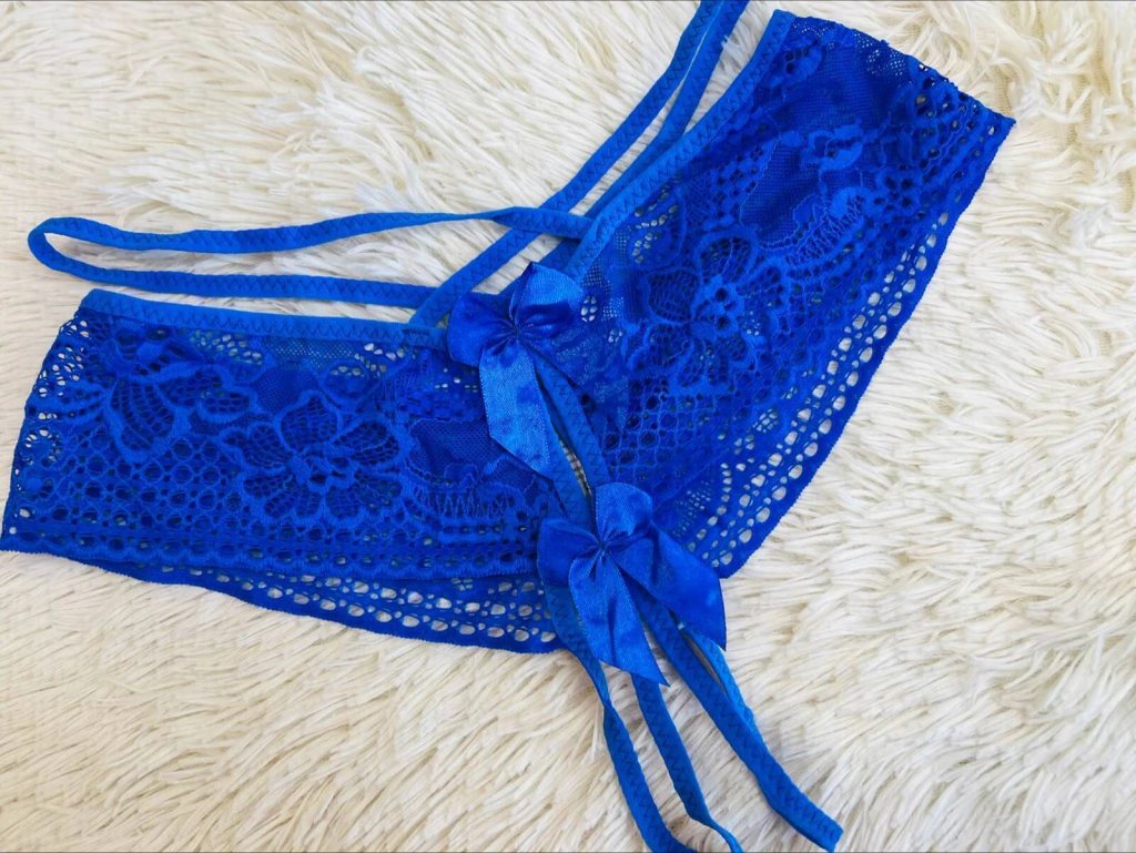 Sweet less rutera con tiras azul - 3368