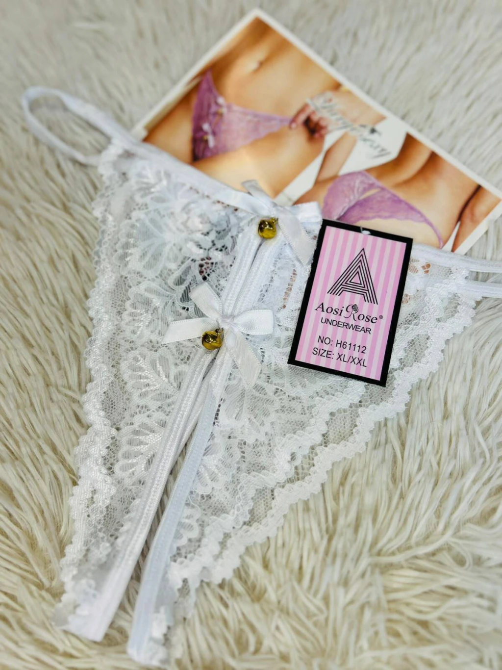Sweet tanga rutera cascabel blanco - 61120