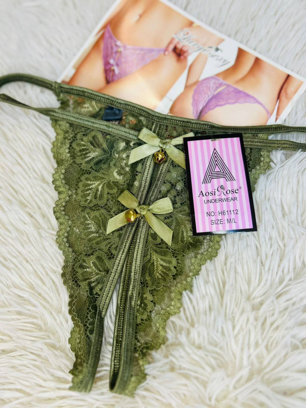Sweet tanga rutera cascabel verde - 61120