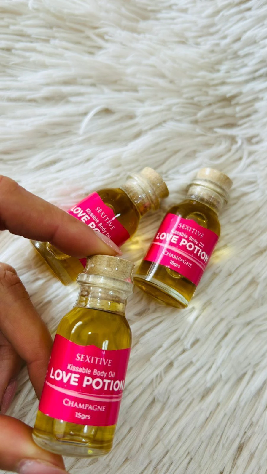 Sexitive mini aceite comestible love potion champagne 15 g - A06M