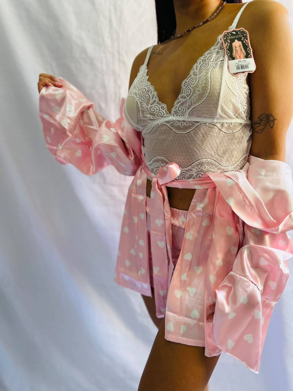 Sweet kit 3 piezas amour rosado - 190